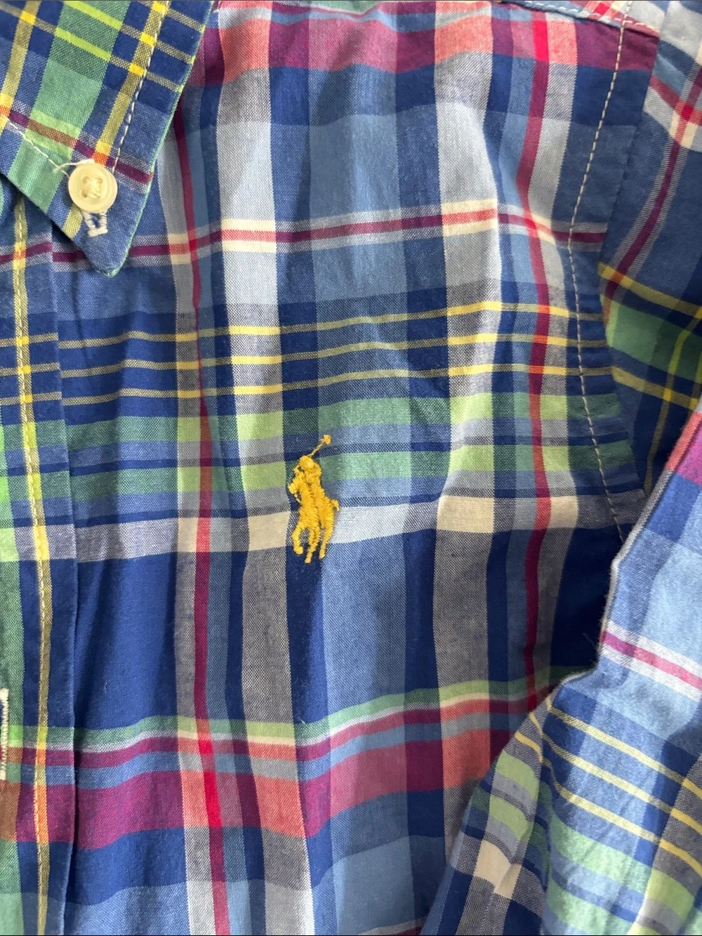 Ralph Lauren toddler boys  Multicolor Plaid Button-Down Shirt